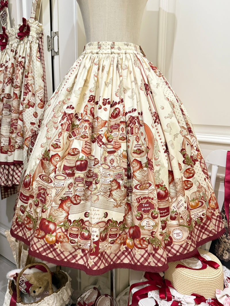 WF - Tomato Can - One-Piece Dress and Coordinate Pieces with Tomato Print