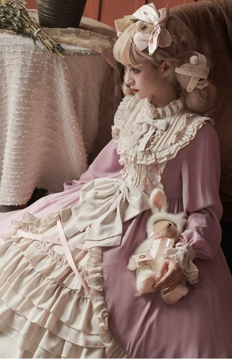 Cream Sweetheart Doll-Inspired Lolita OP Dress — additional product view