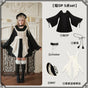 Short OP 5-piece set (short OP + waist cord + choker + apron + Bonnet) in stock / S