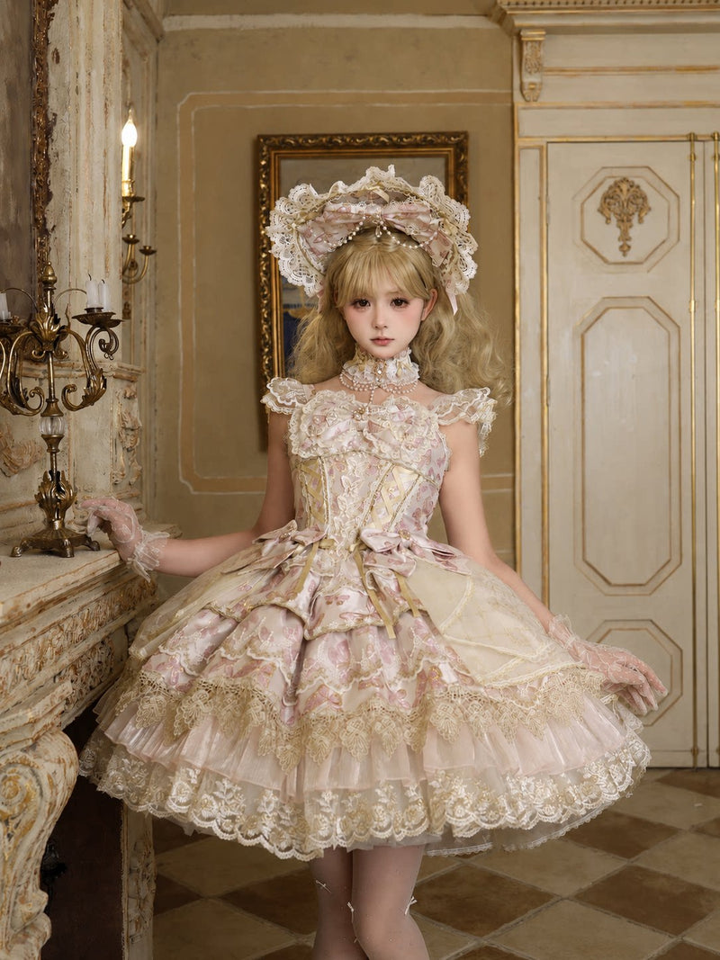 Floating Light Box - Butterfly Shadow Goldweave - Sweet Lolita Jumper