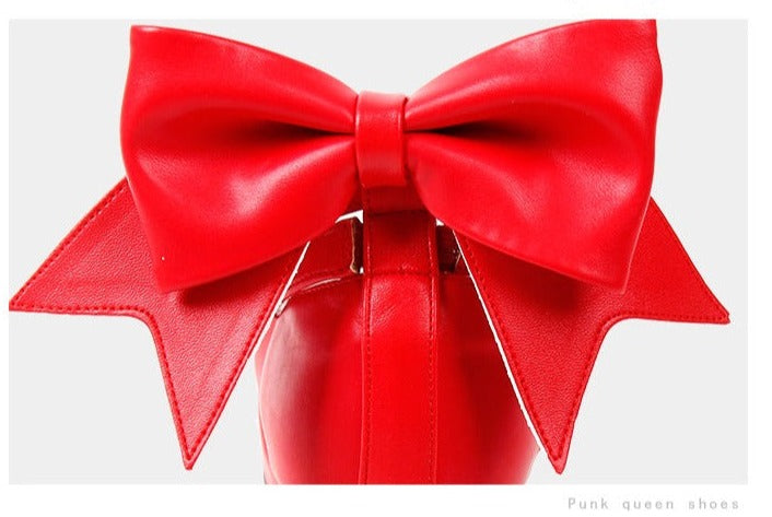 Angelic imprint - Elegant Lolita Shoes Princess - Bowknot Lolita Heels Shoes Shoes