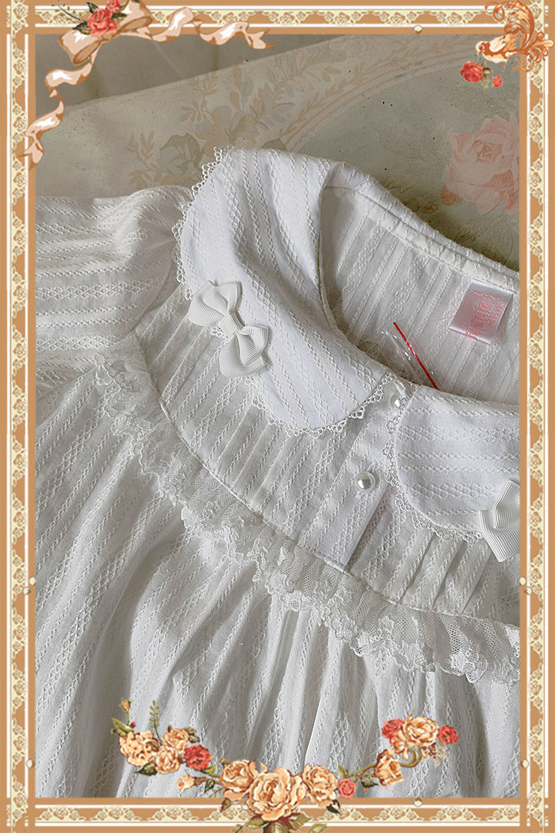 Infanta - Doll Lolita Cotton Short Sleeve - Blouse Innerwear