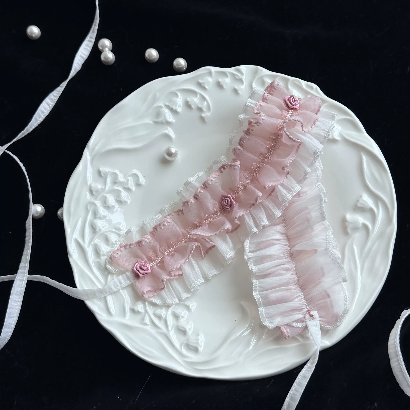 tonight - Lost Dreamland - Accessories with Fluffy Flowers and Trailing Ribbons