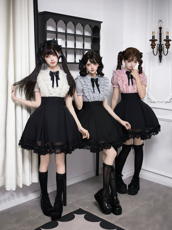With PUJI - Miss Laura: Snow Kiss - Lolita OP Dress