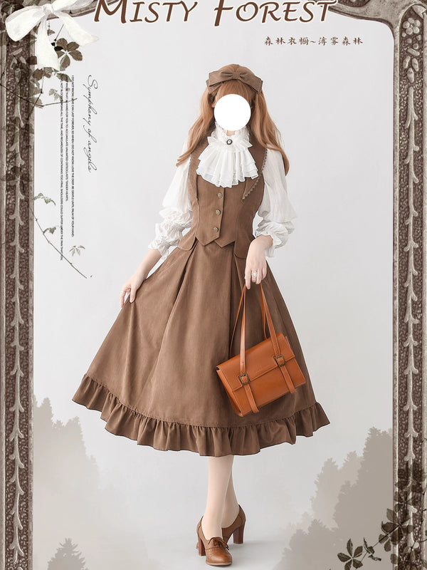Forest Wardrobe - Misty Forest - Boned Skirt, Waistcoat or Blouse - 1