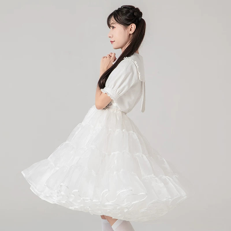 逸斓汀雨 - 60cm 多蓬度 无骨软纱裙撑 - 细节图 4
