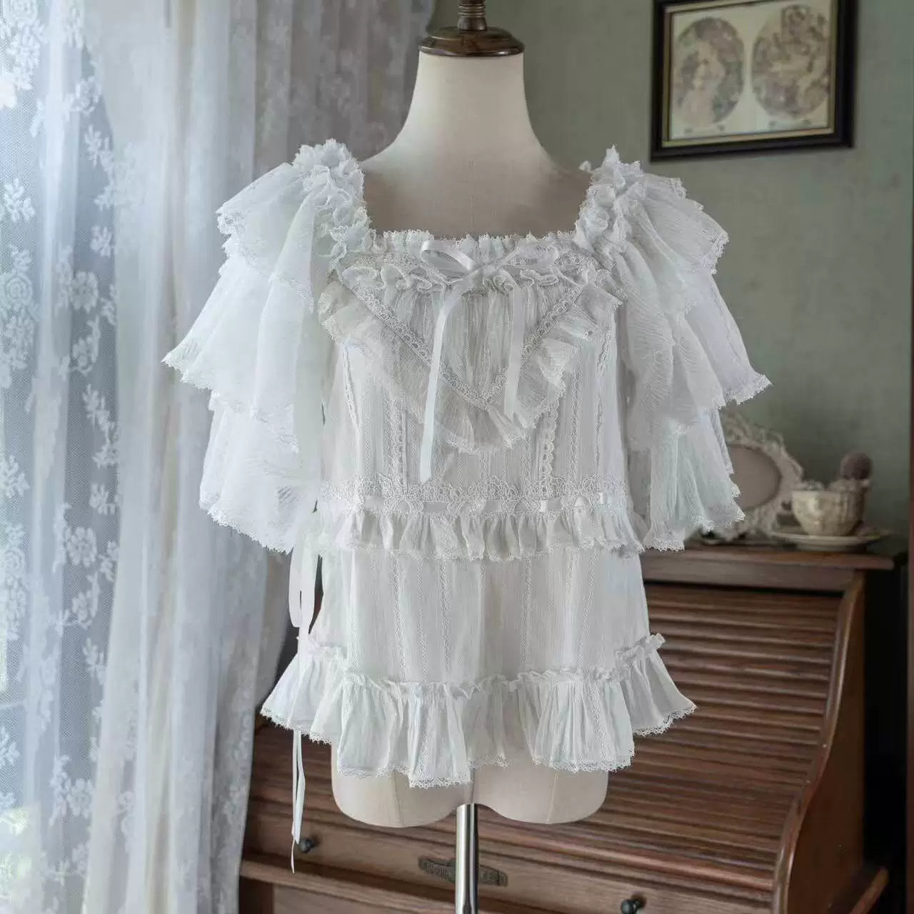 Sweetheart Dream Machine - CLA Series - Flutter-Sleeve Inner Layer with Layered Ruffles