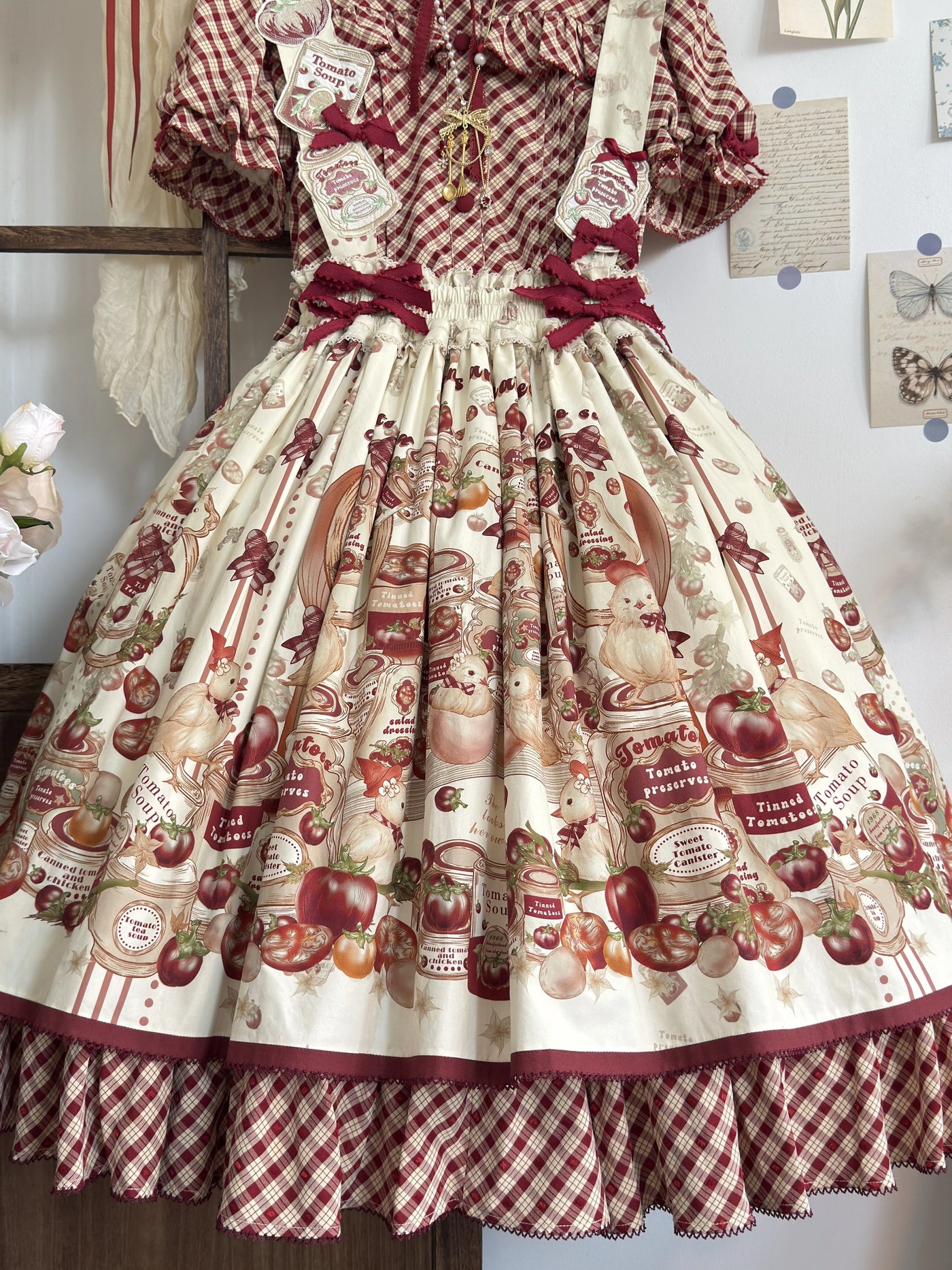 WF - Tomato Can - One-Piece Dress and Coordinate Pieces with Tomato Print