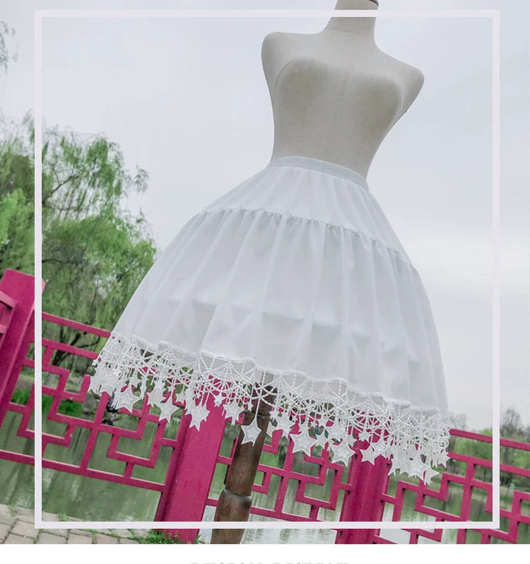 Yueele - Starlight Structure - Plus-Size Lolita Petticoat - detail view 6