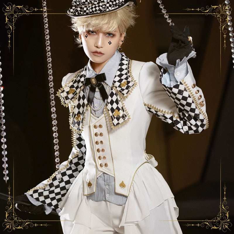 Immortal Thorn - Immortal Paperless Promise - Ouji Lolita Blouse Long Back Tail Shirt