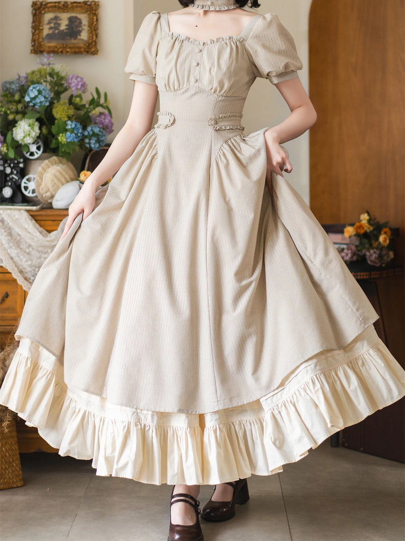 Forest Wardrobe - Forest Picnic - Ruffled Cotton Lengthening Underskirt - 5