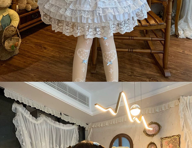 YoYo - Sea Salt Guava - Sweet Lolita summer jumper skirt with corset