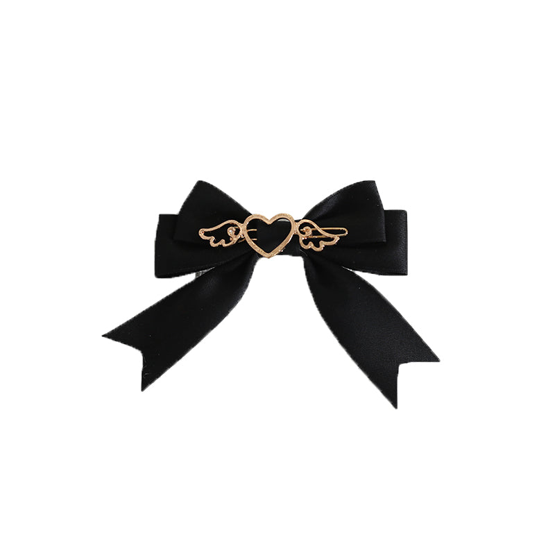 Xiaogui - Handmade Kawaii Bow Clips Brooch - Multicolors Headwear
