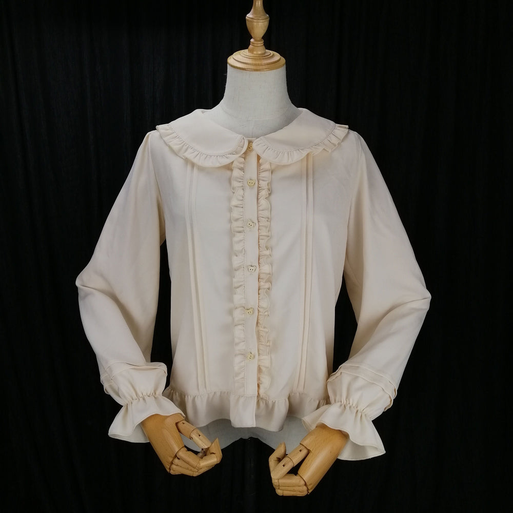 Sakurada Fawn - Elegant Lolita Long Sleeve Blouse - Innerwear