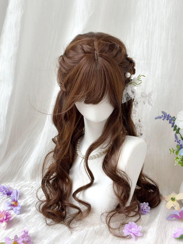 Kunkun Fish French Rose long curly wig - curated view 1
