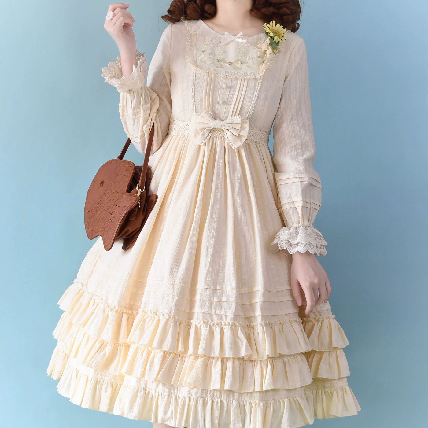 Strawberry Witch - Nerry - Sweet Lolita Embroidered OP Dress Multicolors