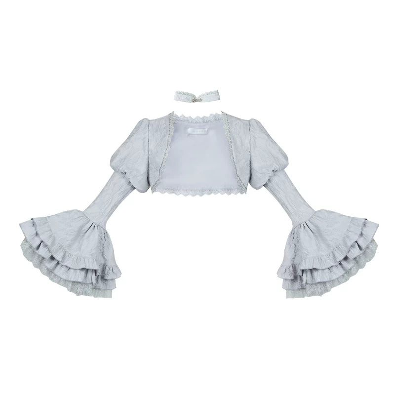 With PUJI - Twilight - Gothic Witch Lolita SK Suit Bodice Mermaid Dress detail view 13