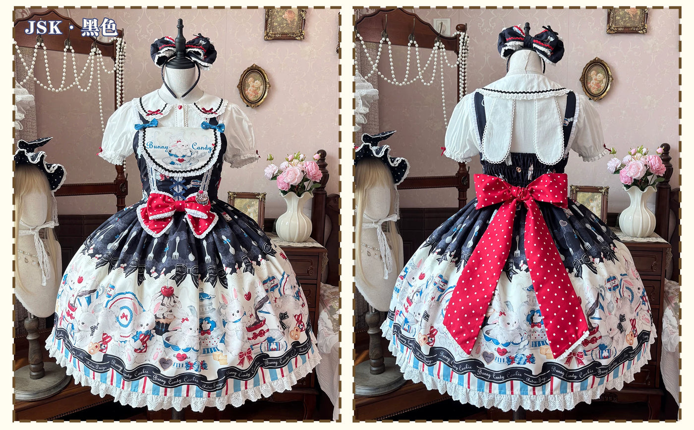 Mystery Rabbit Tea Party - Alice OP / JSK Lolita Dress - detail view 11