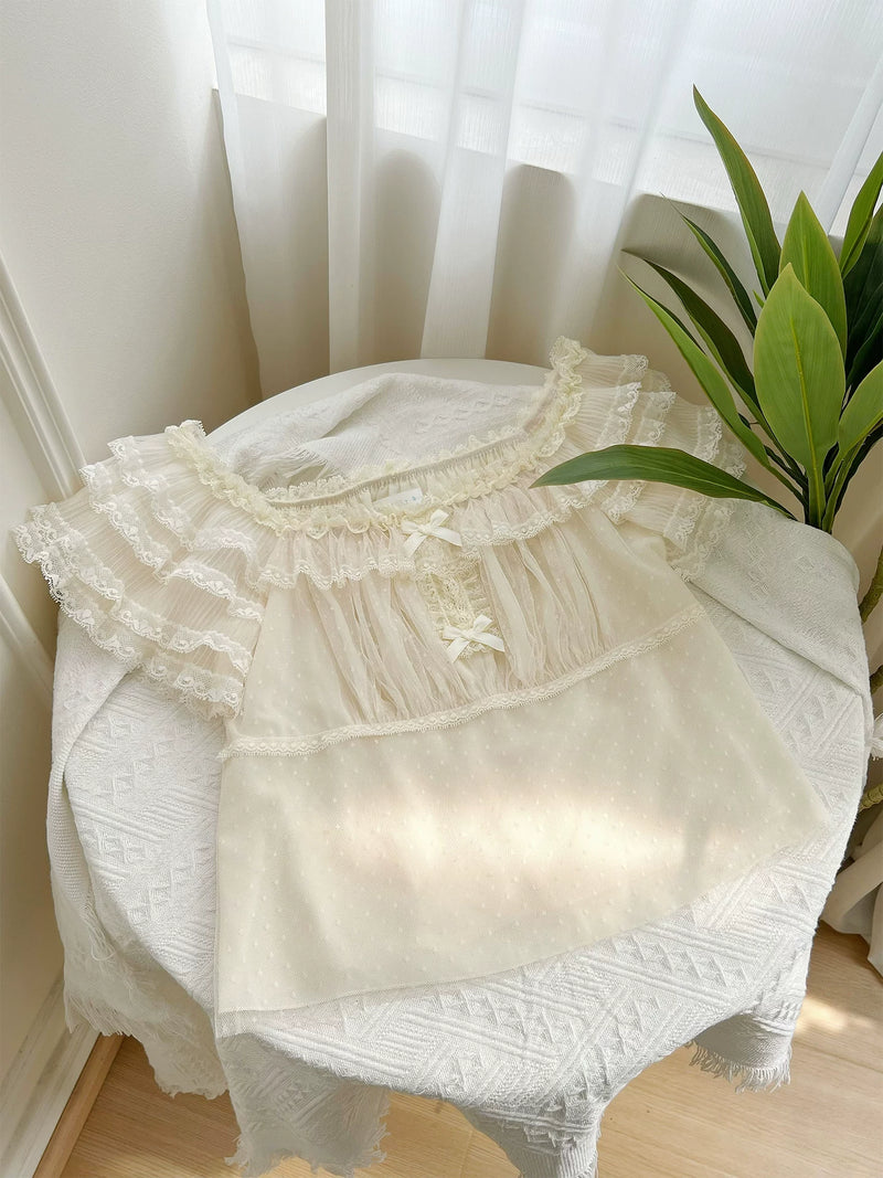 With PUJI - Little Sea Salt - Lolita Top detail view 4