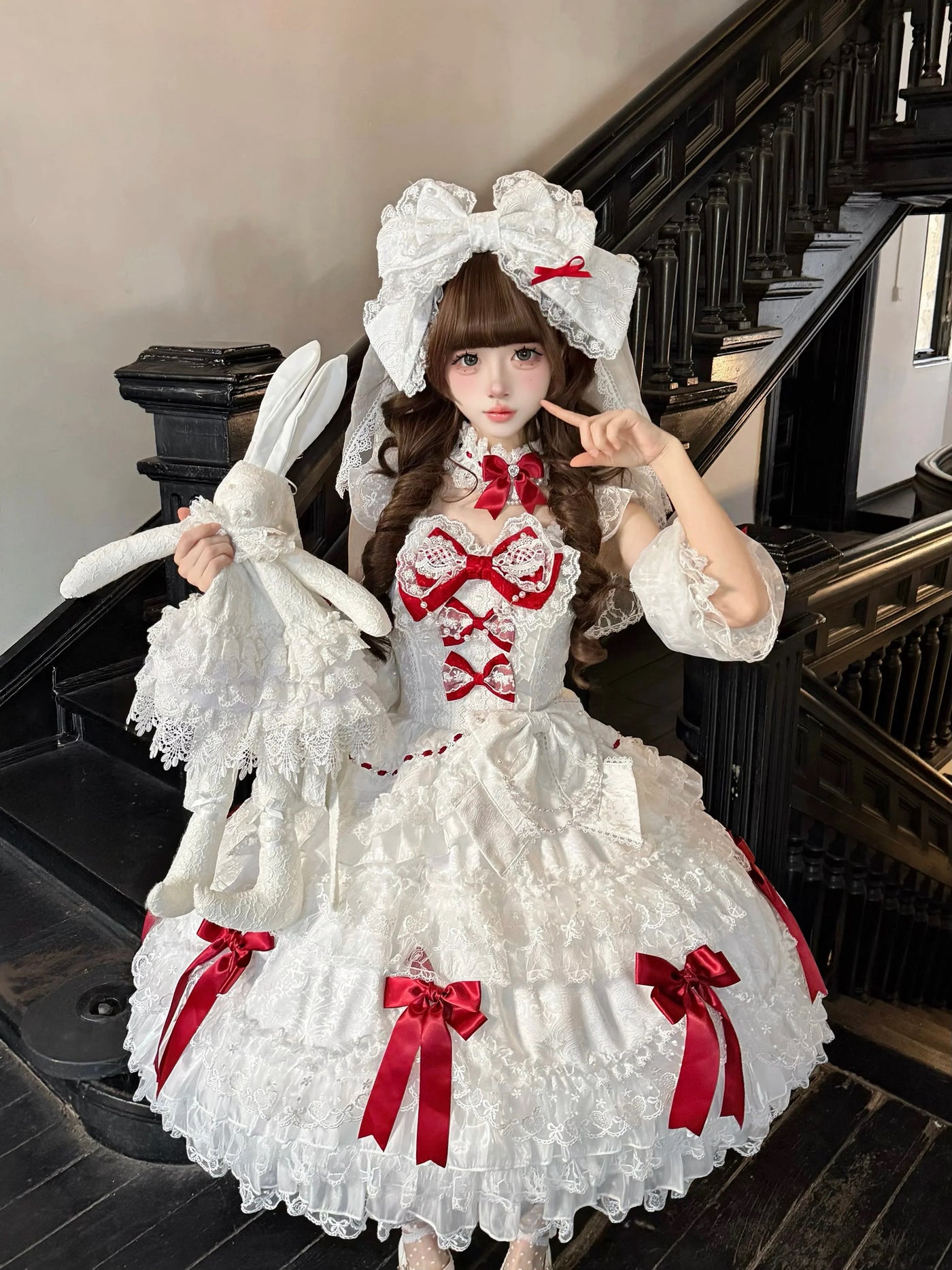 Pear Island Tea - Misty Moon Dream - Sweet Lolita JSK dress