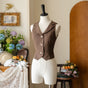 Dark Brown Waistcoat / Ready Stock / L