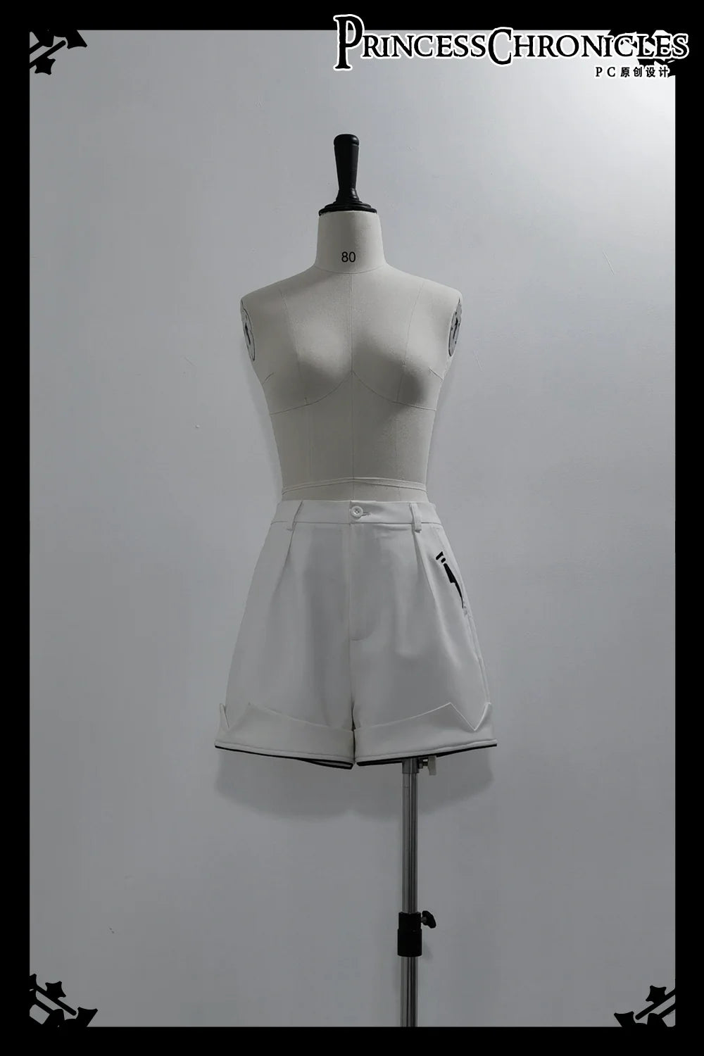 White Cat - Futuristic Style Cool Lolita Pants Suit With Cat Ear Coat (L M S) 39562:628454