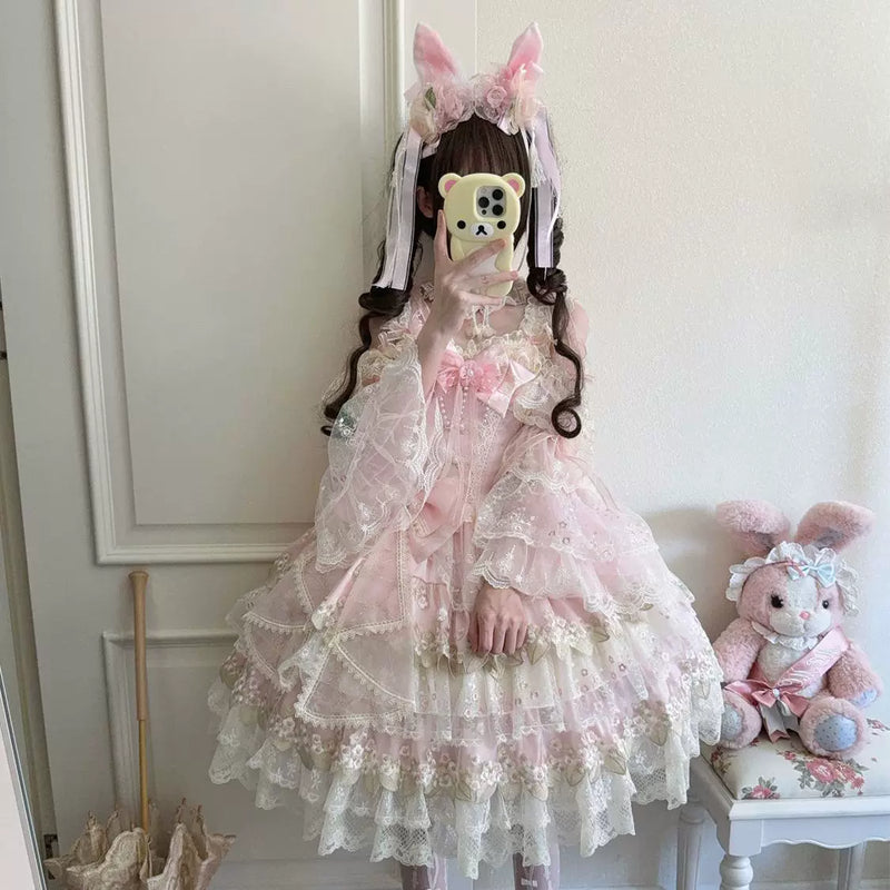 Hanguliang Flower Rain Chinese JSK Dress