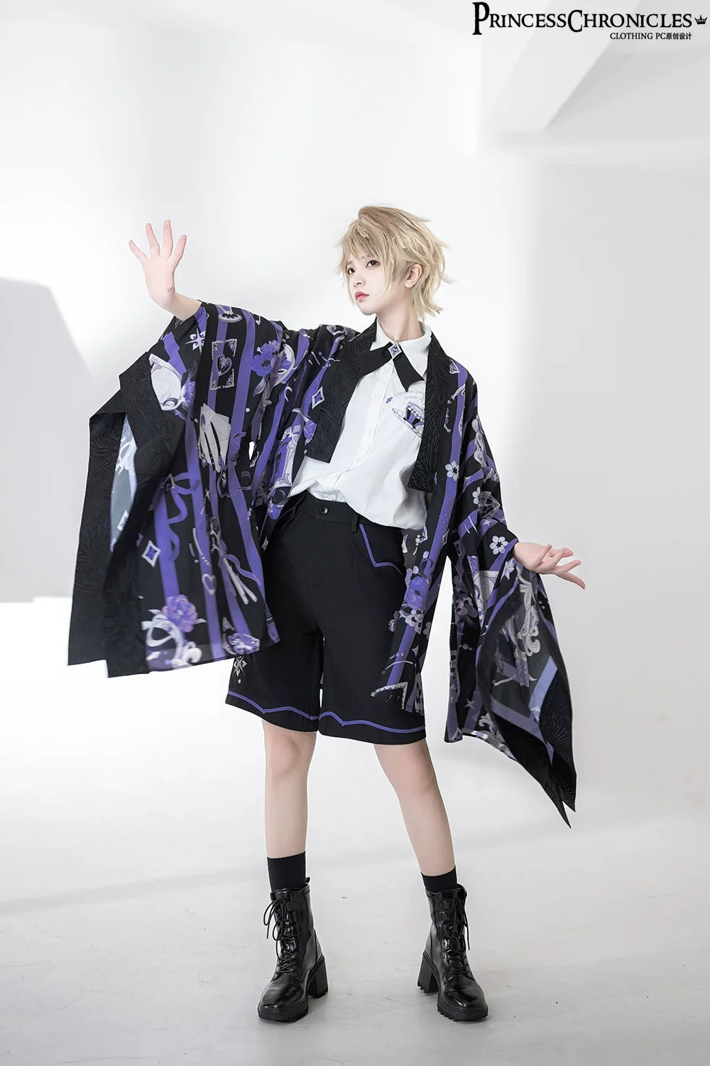Princess Chronicles - Summer Sunscreen Loose Vintage - Printed Haori Outerwear Innerwear