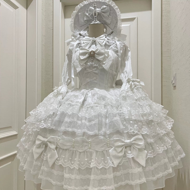 White Sugar Girl - Dream Prelude - Sweet lolita doll-style JSK dress