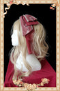 Wine Red Headbow / One Size