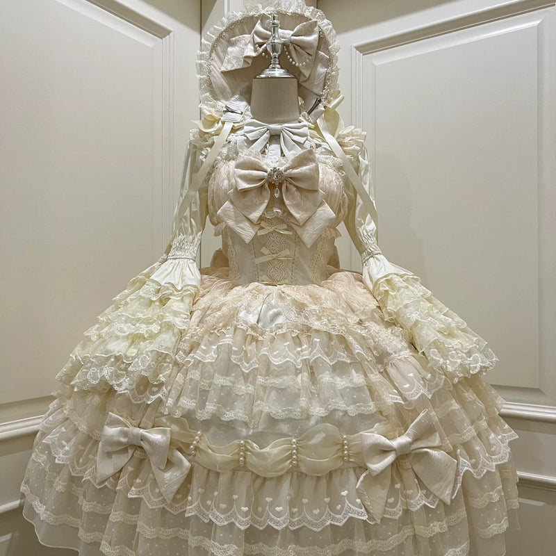 White Sugar Girl - Dream Prelude - Sweet lolita doll-style JSK dress