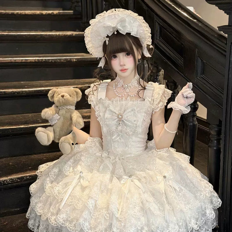 Confession Sweetheart - Light Feather Slumber - Tiered ruffle Sweet