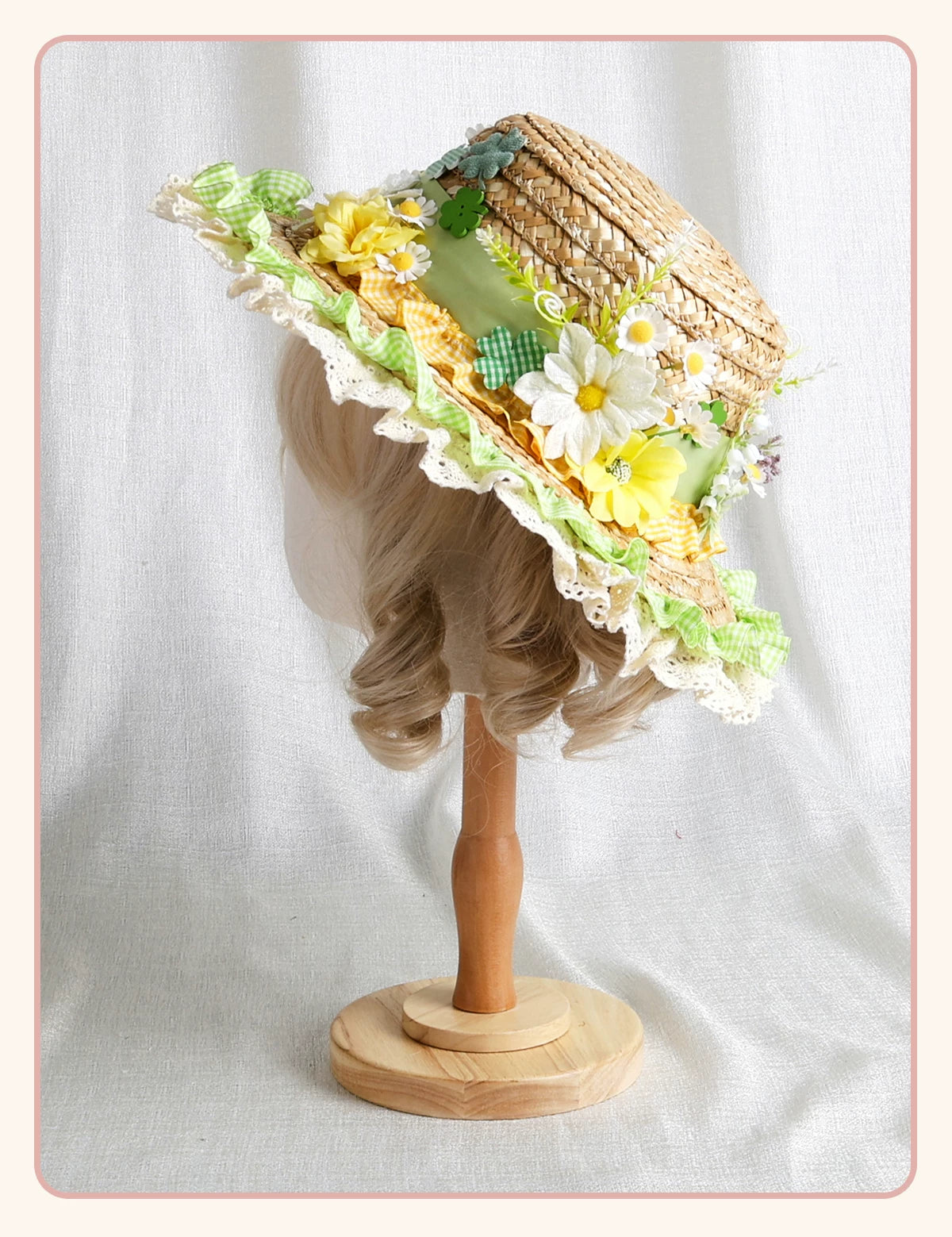 Stardust Rose - Pastoral Spring - Headwear with lace trim
