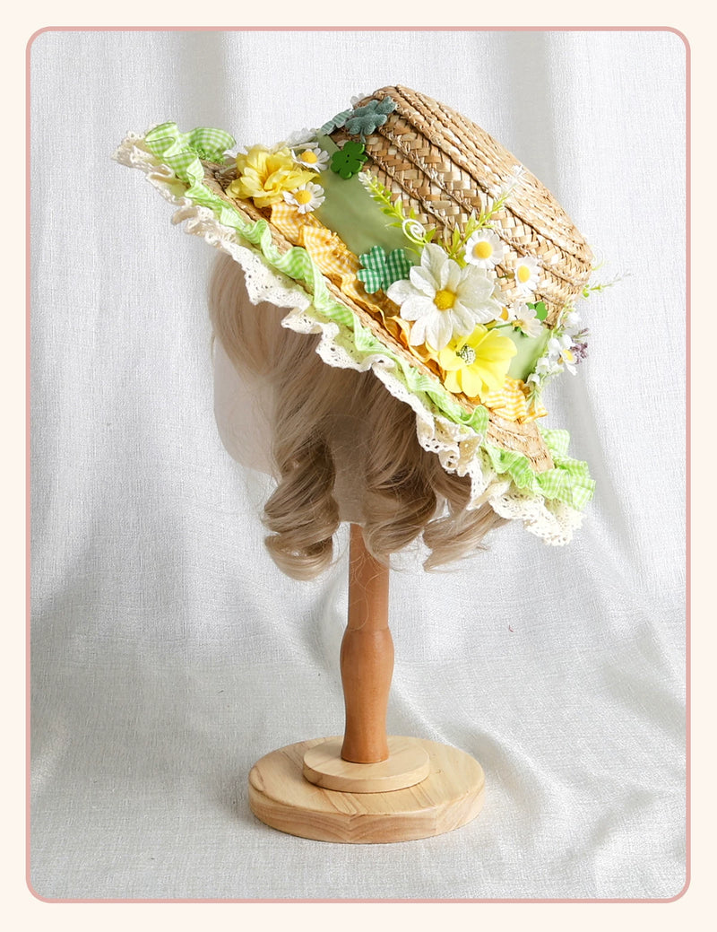Stardust Rose - Pastoral Spring - Headwear with lace trim