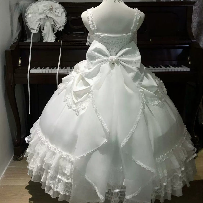 Hanguliang Curtain Poem Bridal Sweet JSK Dress