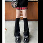 Black, includes transparent non-slip hair elastic / One Size