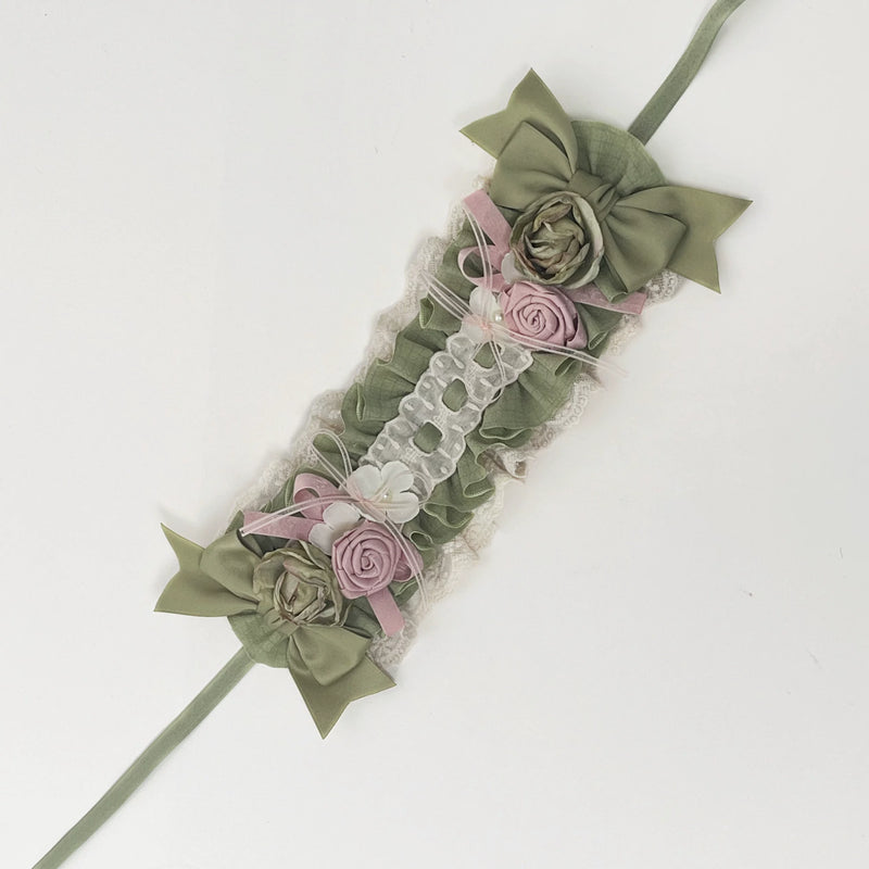 Her Vintage Society - Wildflower Meadow - Hat, Headband, Bag and Hair Clip Selection with Floral Details