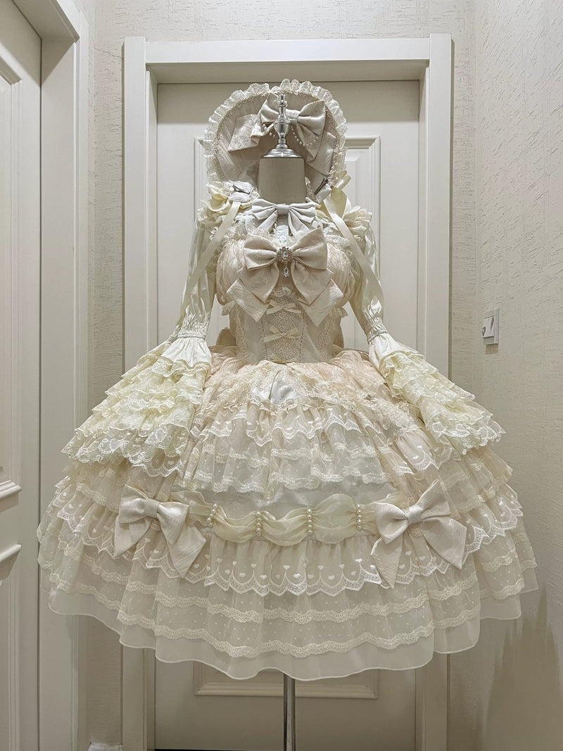 White Sugar Girl - Dream Prelude - Sweet lolita doll-style JSK dress