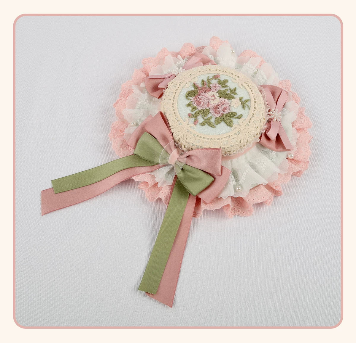 Stardust Rose - Garden Bouquet - Floral Hat and Headband Selection
