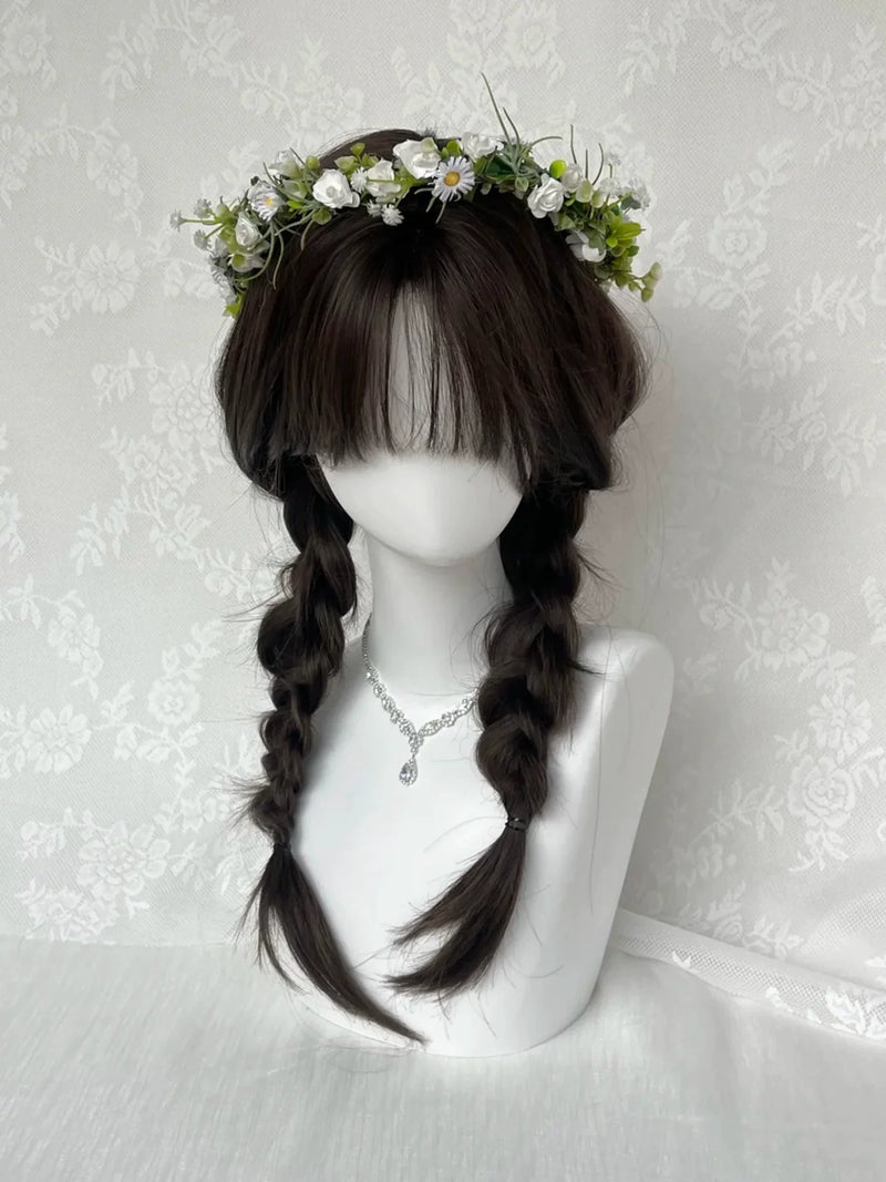 Layered long wig with straight bangs - view 3
