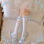calf socks / blue