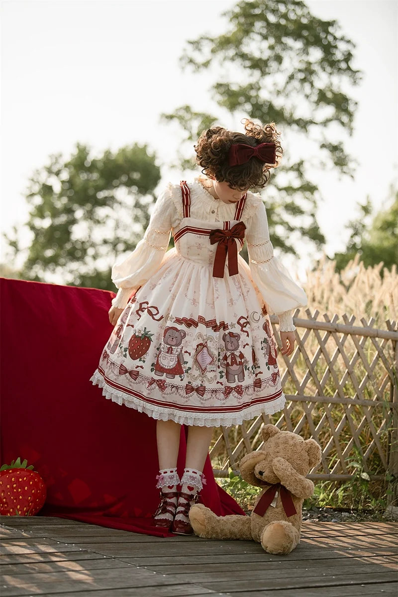 Your Princess - Winter Gift - Kawaii Lolita JSK and Coat Set