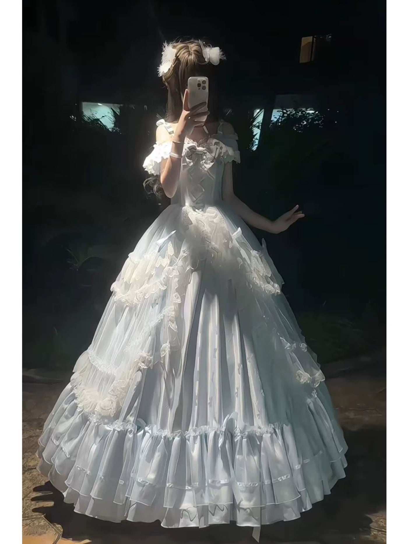 Emoji Dream - Lolita Ball Gown - Blue formal Lolita one-piece dress