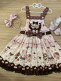 Ships Within 10 Days Without Protective Box; No 7-Day Change-of-Mind Returns / Meow Chocolate Pinafore / Pink / S