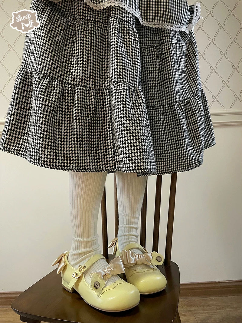 sheeppuff Bear Room 1.0 Candy Lolita Shoes