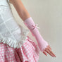 Pink Zhenzhen three-butterfly arm sleeves / One Size