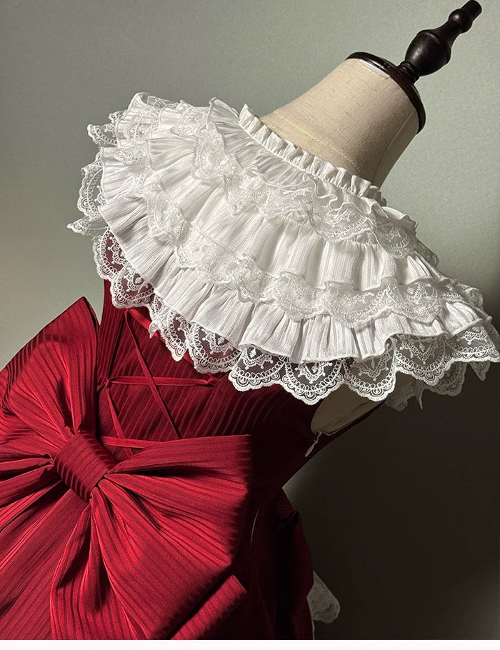 Alice Girl - Arrogant Miss - Sweet Lolita Trailing Large Bow with Long Ribbons