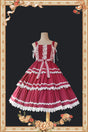 JSK - Red - White Cotton / S