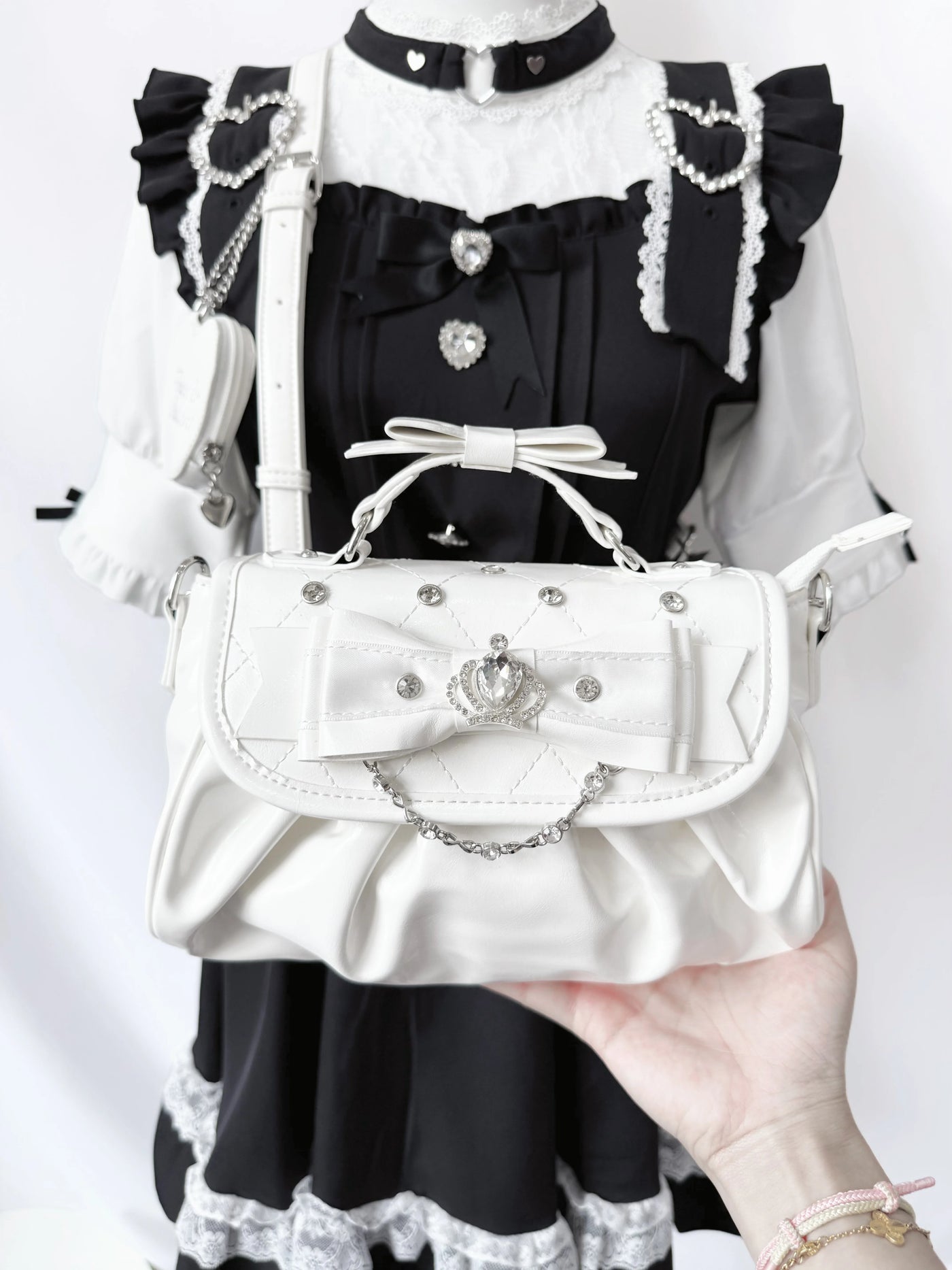Transfer Student - Coronation Gift Box - Rhinestone Shoulder Bag