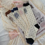 One Size / Brown calf socks / about 17.3" (44 cm)